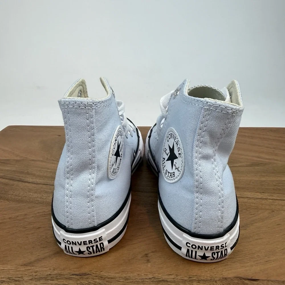 New Little Kids Converse Chuck‎ Taylor All Star High Blue Sneaker Shoes Sz 12 C